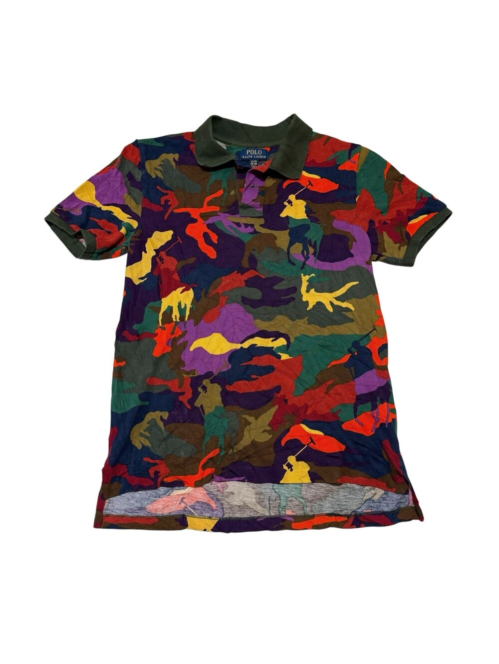 Polo Ralph Lauren Big Pony Polo Shirt Size XL AOP Boys
